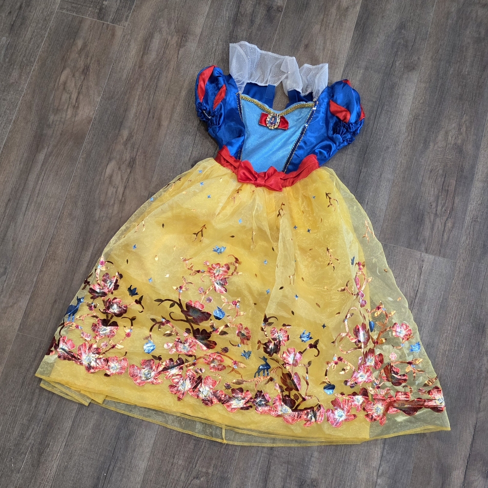 Kids Princess Costume Dress - Blue, Yellow, Red